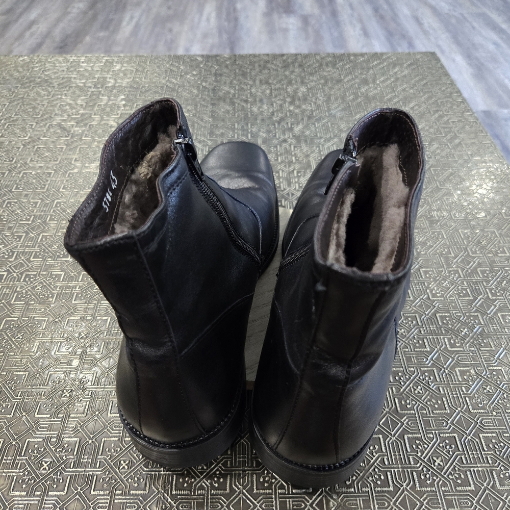 🐢 Romano Sicari Made In Italy Boots Genuine Leather. Size 10 - Picture 4 of 14